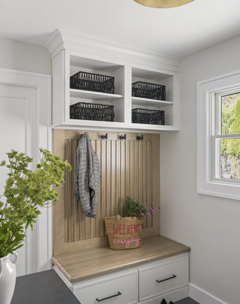 Mudroom Design Storage Coat Rack